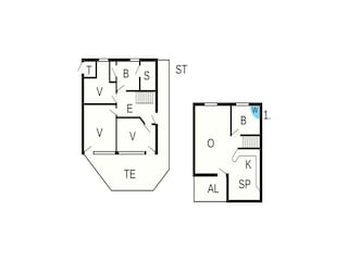 Vakantiehuis Wendtorf Grondplan 42