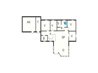 Vakantiehuis Ansager Grondplan 39