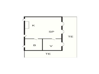 Casa de vacaciones Bjert Strand Plano de planta 28