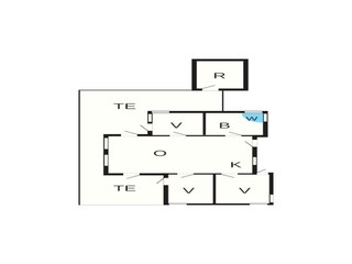 Maison de vacances Lønstrup Plan d'étage 25