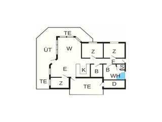 Vakantiehuis Hals Grondplan 27