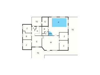 Vakantiehuis Juelsminde Grondplan 3