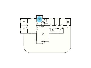 Casa per le vacanze Vaeggerløse Pianta del piano 6