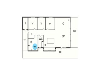 Casa de vacaciones Als Plano de planta 40