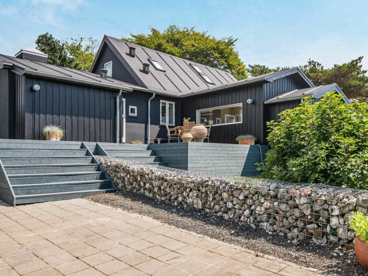 Ferienhaus Bjert Strand Außenaufnahme 1