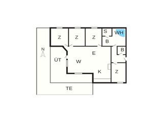 Maison de vacances Egense Plan d'étage 6