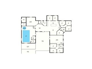 Vakantiehuis Løkken Grondplan 42
