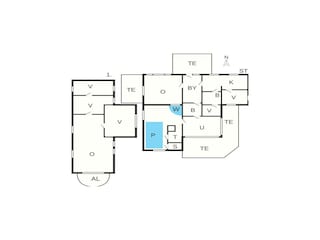 Ferienhaus Vorupør Grundriss 53