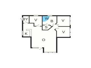 Vakantiehuis Klitmøller Grondplan 37