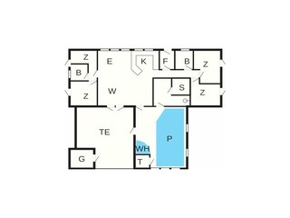 Casa per le vacanze Vester Husby Pianta del piano 3