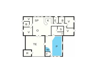 Casa per le vacanze Vester Husby Pianta del piano 4