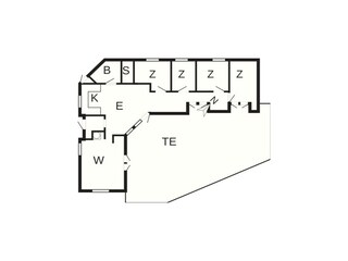 Holiday house Vejers Strand Floor Plan 3