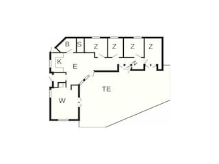 Vakantiehuis Vejers Strand Grondplan 37