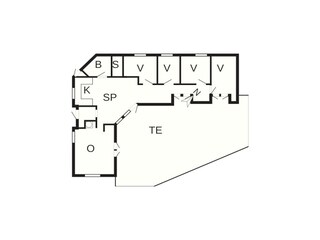 Ferienhaus Vejers Strand Grundriss 3