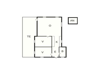 Maison de vacances Vaeggerløse Plan d'étage 16