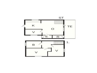Maison de vacances Havneby Plan d'étage 2