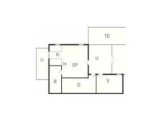 Vakantiehuis Otterup Grondplan 33