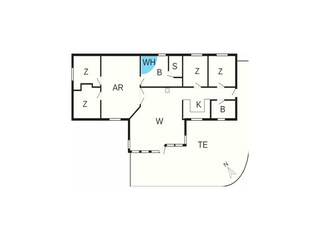 Ferienhaus Vaeggerløse Grundriss 2
