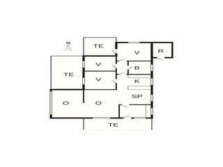 Vakantiehuis Blokhus Grondplan 31