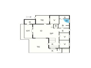 Maison de vacances Hvide Sande Plan d'étage 43