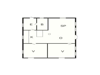 Vakantiehuis Aabenraa Grondplan 6