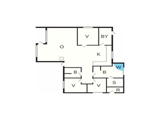 Casa de vacaciones Fanø Bad Plano de planta 34