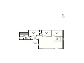 Vakantiehuis Lakolk Grondplan 36