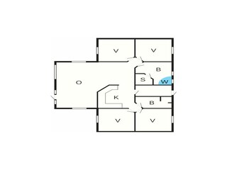 Maison de vacances Sønderballe Plan d'étage 36