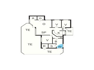 Vakantiehuis Asnæs Grondplan 37