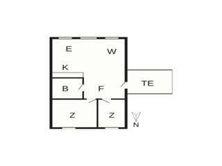Appartement Havneby Plan d'étage 2