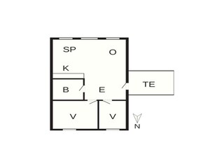 Appartamento Havneby Pianta del piano 49