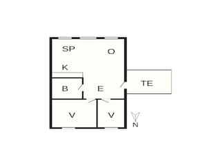 Appartement Havneby Grondplan 49