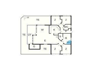 Vakantiehuis Juelsminde Grondplan 36
