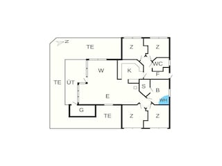 Vakantiehuis Juelsminde Grondplan 37