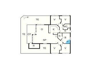 Vakantiehuis Juelsminde Grondplan 37