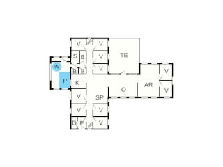 Ferienhaus Tranum Strand Grundriss 55