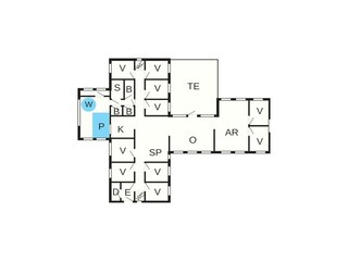 Maison de vacances Tranum Strand Plan d'étage 55