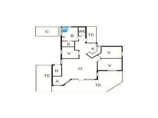 Maison de vacances Otterup Plan d'étage 35