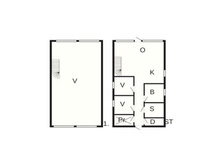 Casa per le vacanze Kirkeby Pianta del piano 39