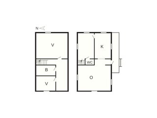 Vakantiehuis Jössefors Grondplan 22