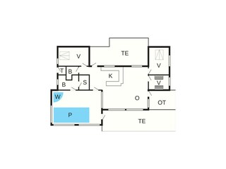 Casa per le vacanze Lønstrup Pianta del piano 3