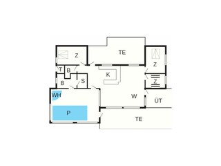 Vakantiehuis Lønstrup Grondplan 32