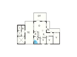 Vakantiehuis Aalbæk Grondplan 30
