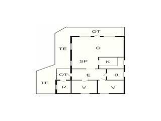 Vakantiehuis Vejers Strand Grondplan 19
