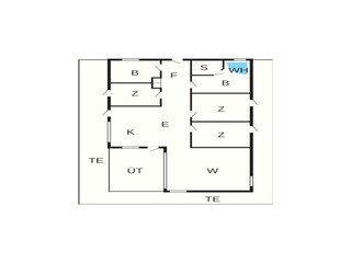 Maison de vacances Aalbæk Plan d'étage 7