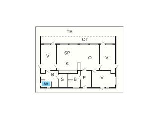 Casa de vacaciones Tranum Strand Plano de planta 3