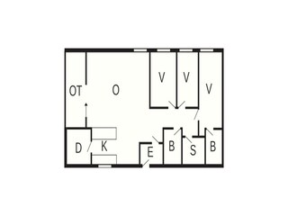 Casa per le vacanze Dueodde Pianta del piano 22