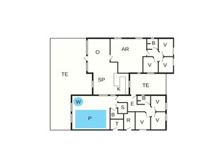 Maison de vacances Købingsmark Plan d'étage 42