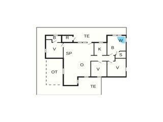 Maison de vacances Tranum Strand Plan d'étage 40