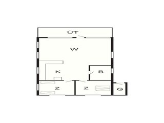 Vakantiehuis Lønstrup Grondplan 42